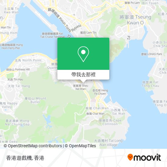 香港遊戲機地圖