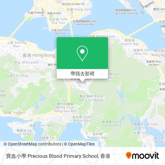 寶血小學 Precious Blood Primary School地圖