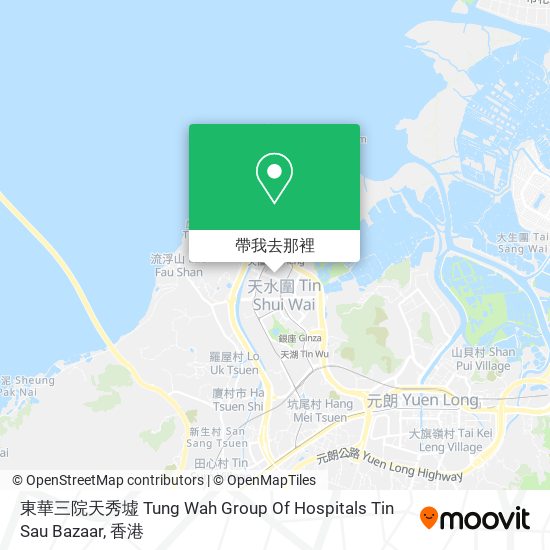 東華三院天秀墟 Tung Wah Group Of Hospitals Tin Sau Bazaar地圖