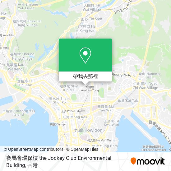 賽馬會環保樓 the Jockey Club Environmental Building地圖