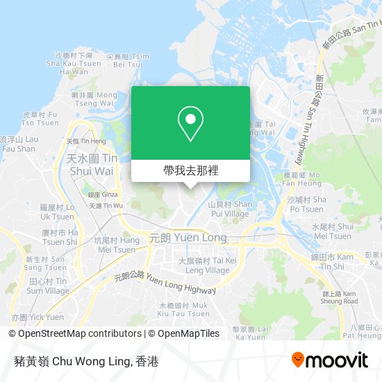 豬黃嶺 Chu Wong Ling地圖