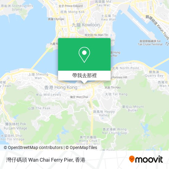 灣仔碼頭 Wan Chai Ferry Pier地圖
