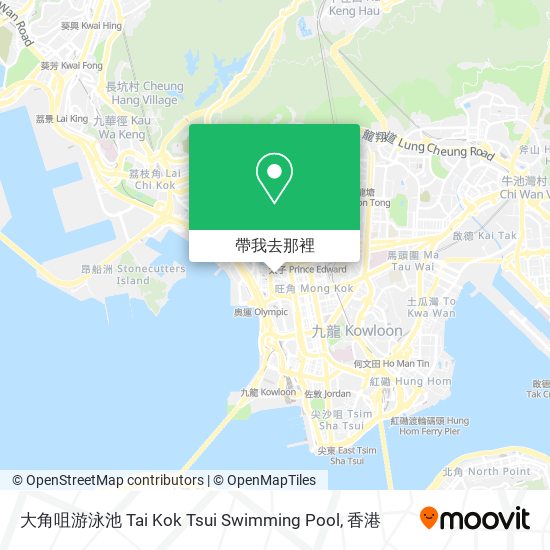 大角咀游泳池 Tai Kok Tsui Swimming Pool地圖