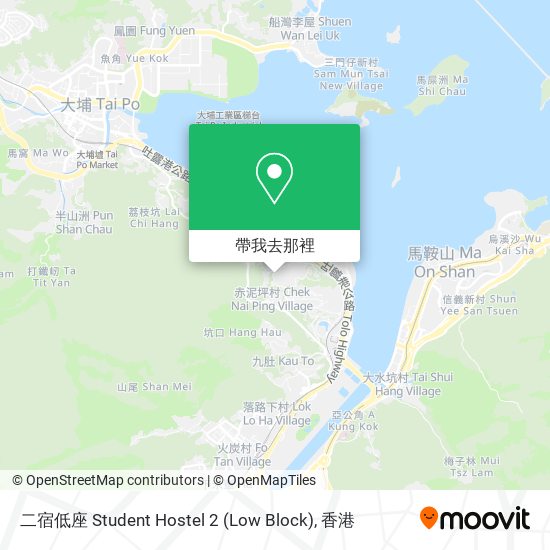 二宿低座 Student Hostel 2 (Low Block)地圖