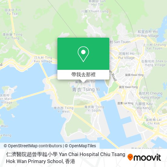 仁濟醫院趙曾學韞小學 Yan Chai Hospital Chiu Tsang Hok Wan Primary School地圖