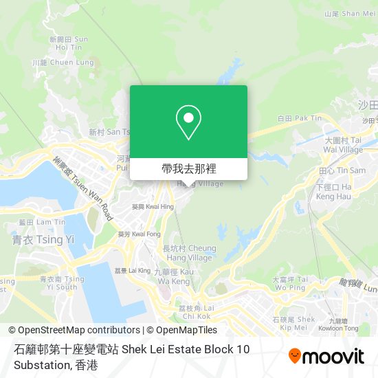 石籬邨第十座變電站 Shek Lei Estate Block 10 Substation地圖