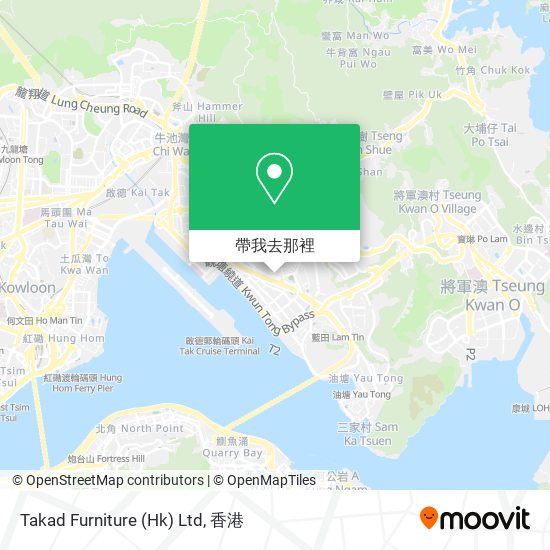 Takad Furniture (Hk) Ltd地圖
