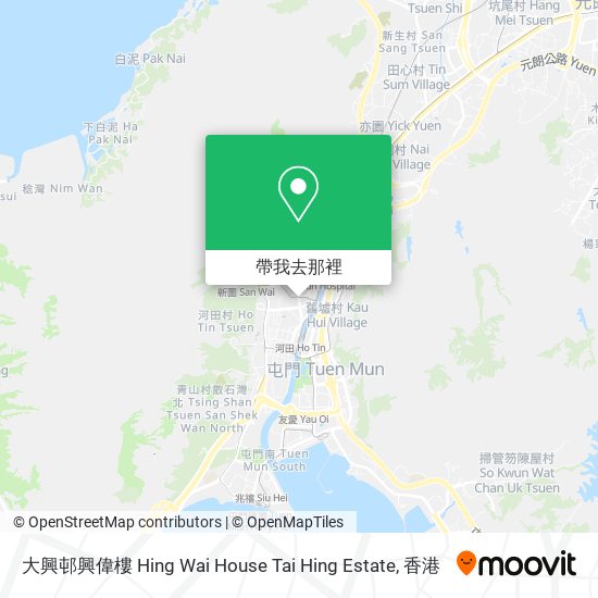 大興邨興偉樓 Hing Wai House Tai Hing Estate地圖