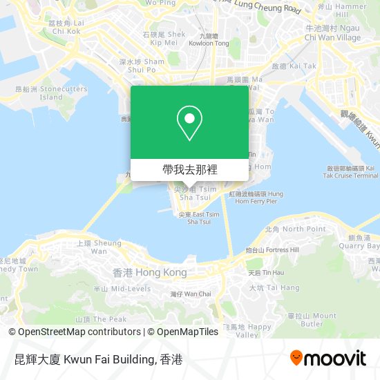 昆輝大廈 Kwun Fai Building地圖