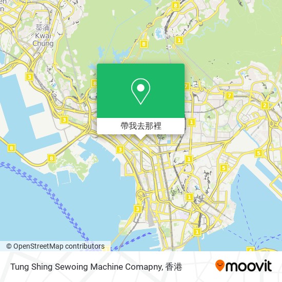 Tung Shing Sewoing Machine Comapny地圖