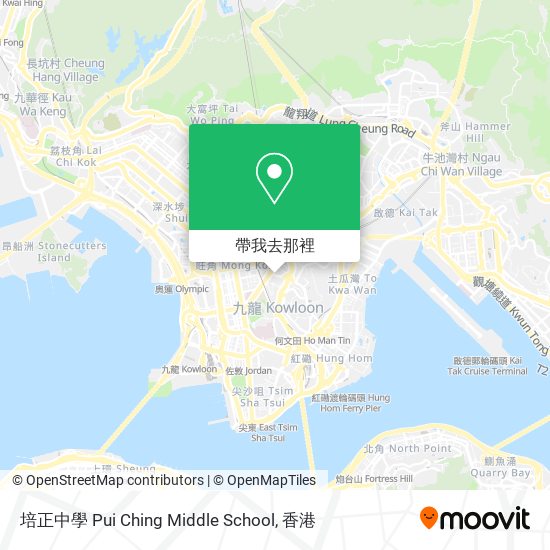培正中學 Pui Ching Middle School地圖