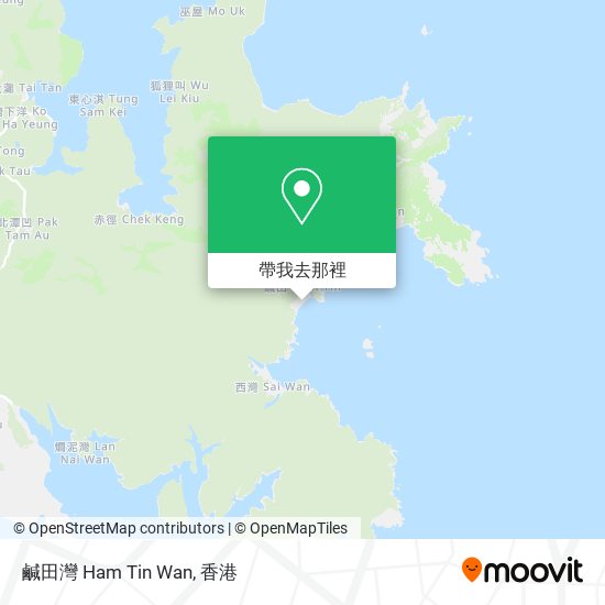 鹹田灣 Ham Tin Wan地圖
