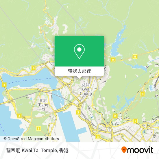 關帝廟 Kwai Tai Temple地圖