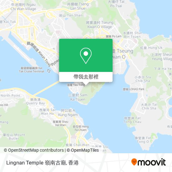Lingnan Temple 嶺南古廟地圖