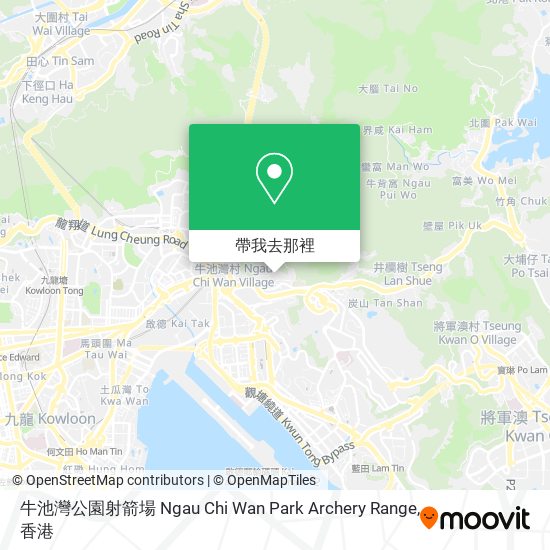 牛池灣公園射箭場 Ngau Chi Wan Park Archery Range地圖