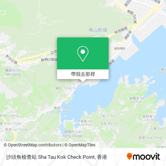 沙頭角檢查站 Sha Tau Kok Check Point地圖