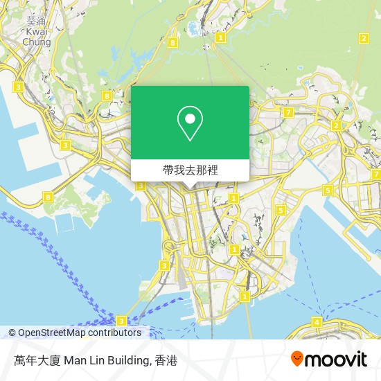 萬年大廈 Man Lin Building地圖