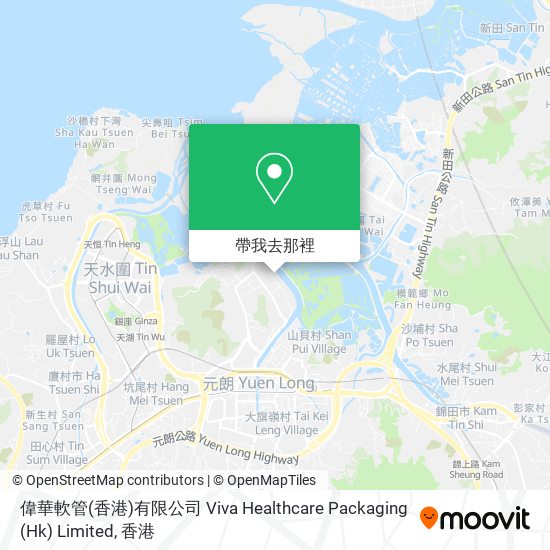 偉華軟管(香港)有限公司 Viva Healthcare Packaging (Hk) Limited地圖