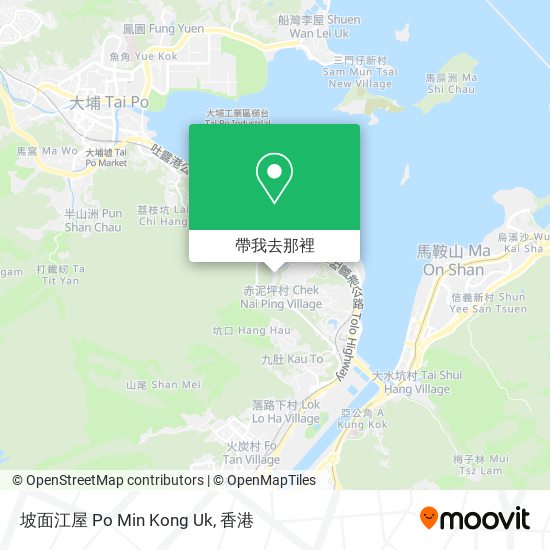 坡面江屋 Po Min Kong Uk地圖