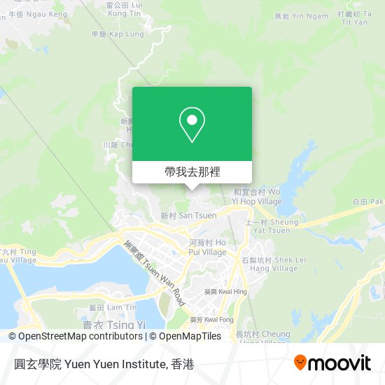 圓玄學院 Yuen Yuen Institute地圖