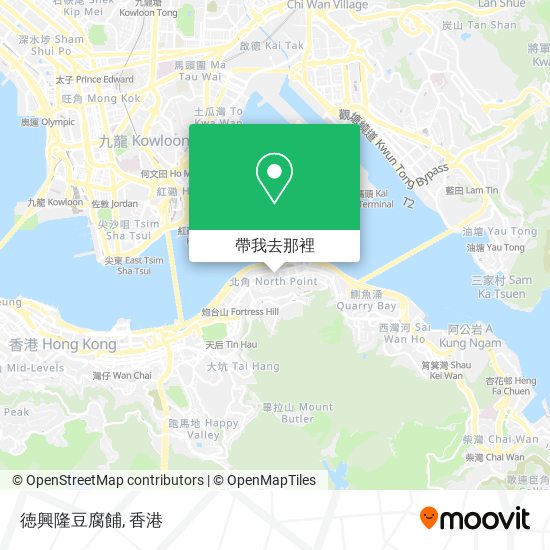 徳興隆豆腐餔地圖