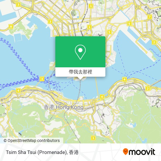 Tsim Sha Tsui (Promenade)地圖