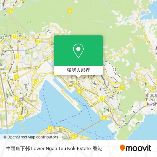 牛頭角下邨 Lower Ngau Tau Kok Estate地圖