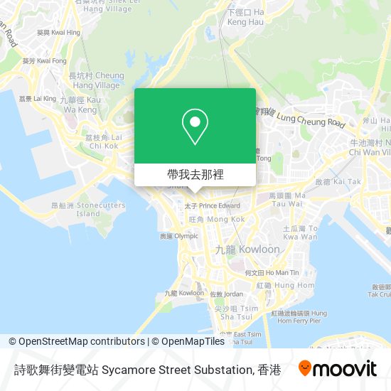 詩歌舞街變電站 Sycamore Street Substation地圖