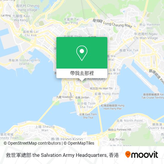 救世軍總部 the Salvation Army Headquarters地圖