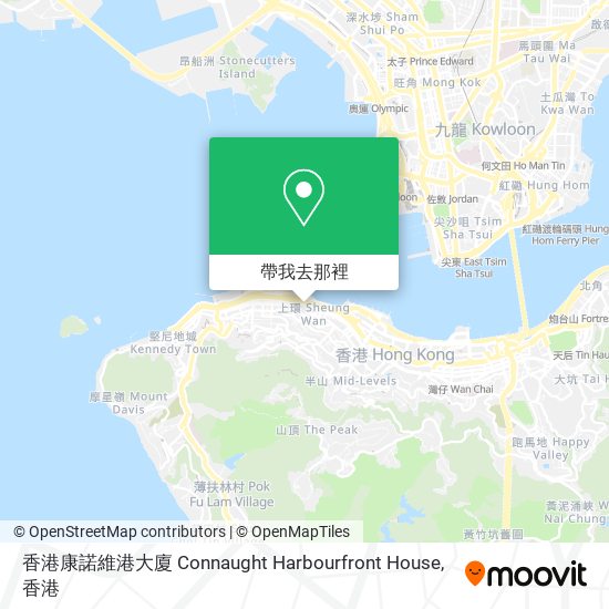 香港康諾維港大廈 Connaught Harbourfront House地圖