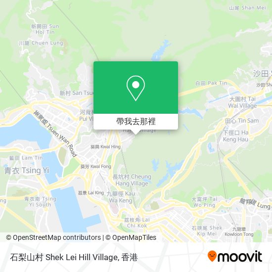 石梨山村 Shek Lei Hill Village地圖