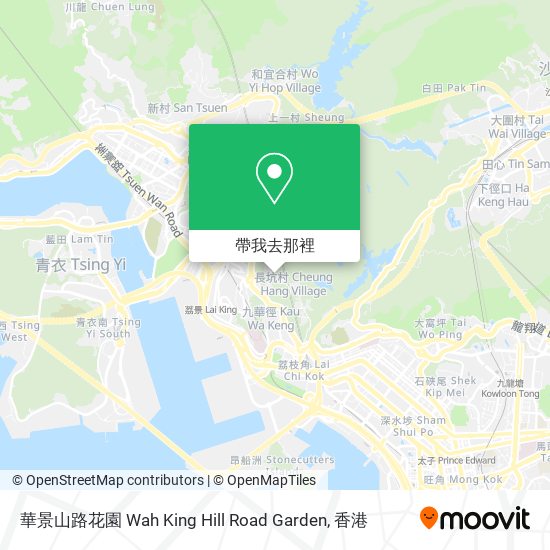 華景山路花園 Wah King Hill Road Garden地圖