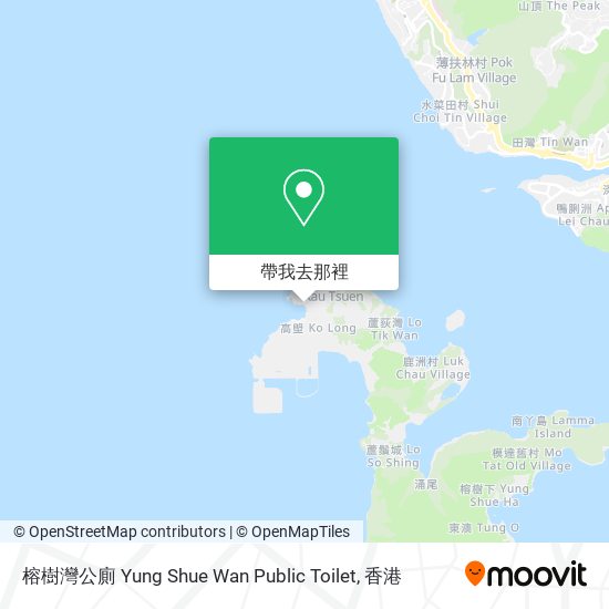 榕樹灣公廁 Yung Shue Wan Public Toilet地圖