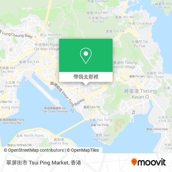 翠屏街市 Tsui Ping Market地圖