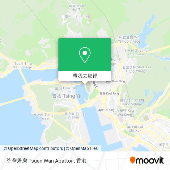 荃灣屠房 Tsuen Wan Abattoir地圖