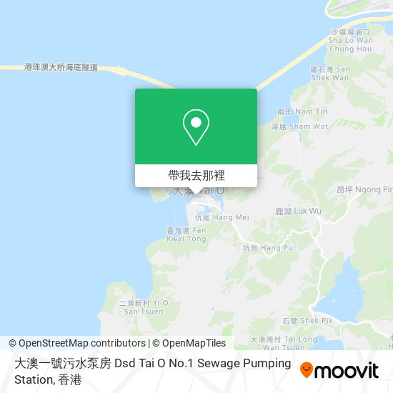 大澳一號污水泵房 Dsd Tai O No.1 Sewage Pumping Station地圖