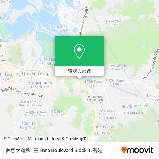 茵娜大道第1座 Enna Boulevard Block 1地圖