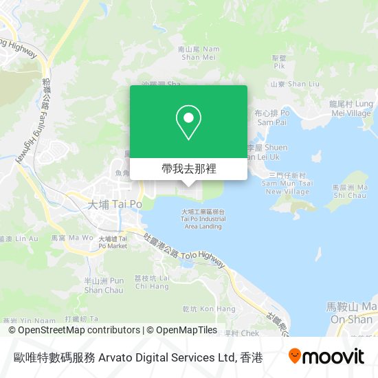 歐唯特數碼服務 Arvato Digital Services Ltd地圖