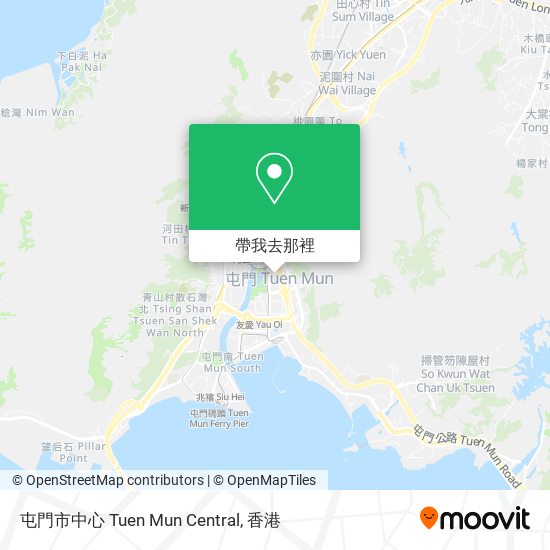 屯門市中心 Tuen Mun Central地圖