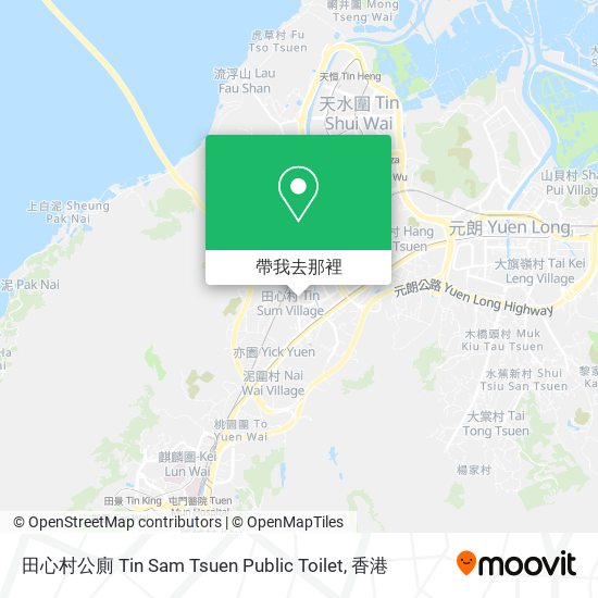 田心村公廁 Tin Sam Tsuen Public Toilet地圖