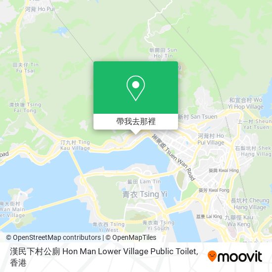 漢民下村公廁 Hon Man Lower Village Public Toilet地圖