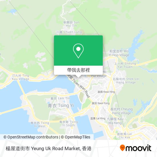楊屋道街市 Yeung Uk Road Market地圖