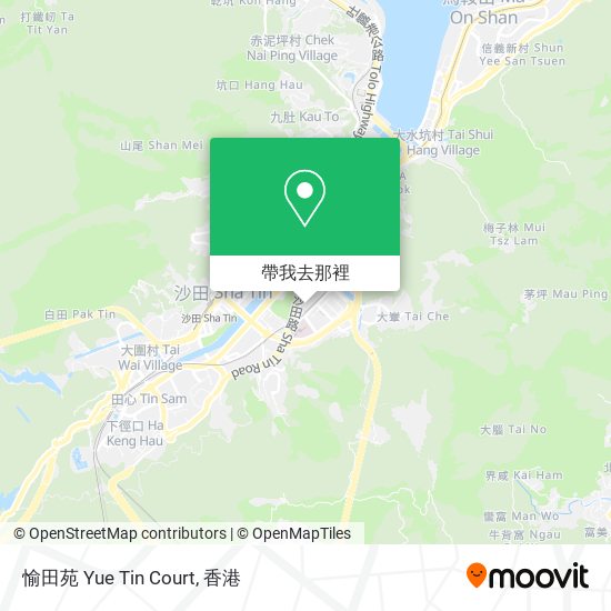 愉田苑 Yue Tin Court地圖