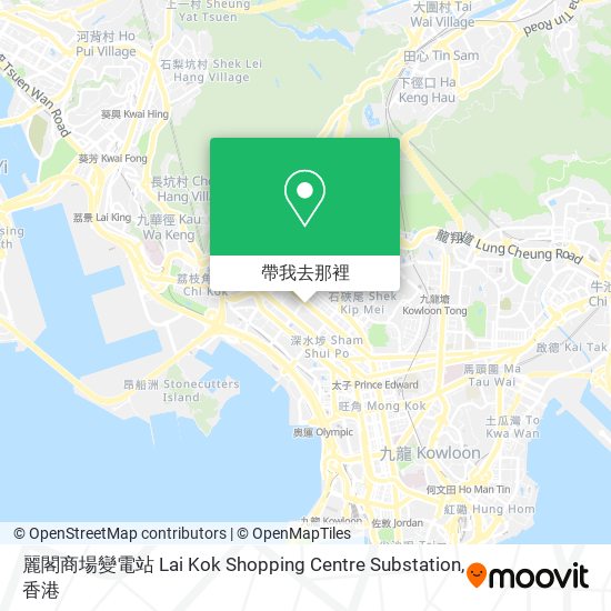 麗閣商場變電站 Lai Kok Shopping Centre Substation地圖
