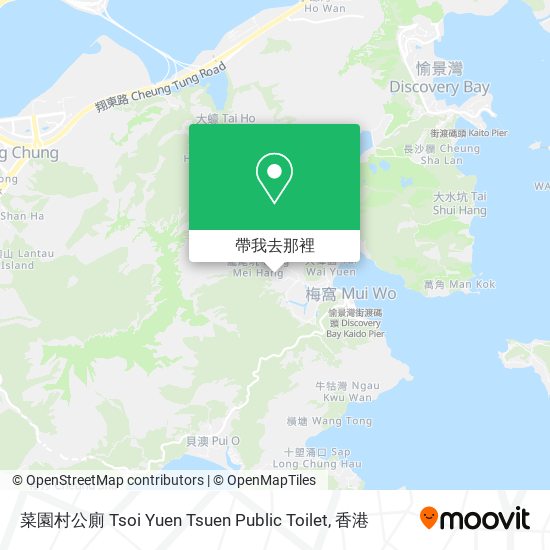 菜園村公廁 Tsoi Yuen Tsuen Public Toilet地圖