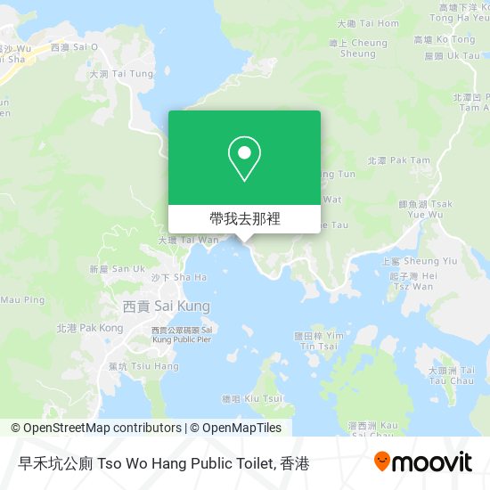 早禾坑公廁 Tso Wo Hang Public Toilet地圖