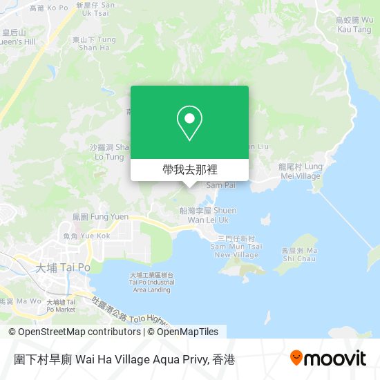 圍下村旱廁 Wai Ha Village Aqua Privy地圖