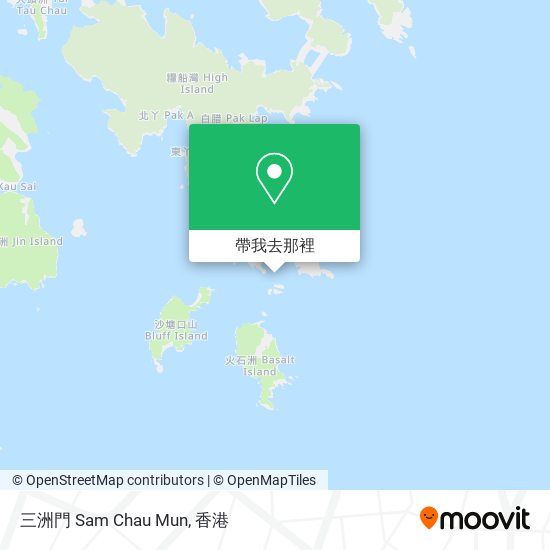 三洲門 Sam Chau Mun地圖