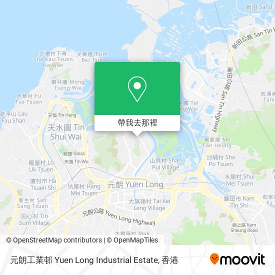 元朗工業邨 Yuen Long Industrial Estate地圖