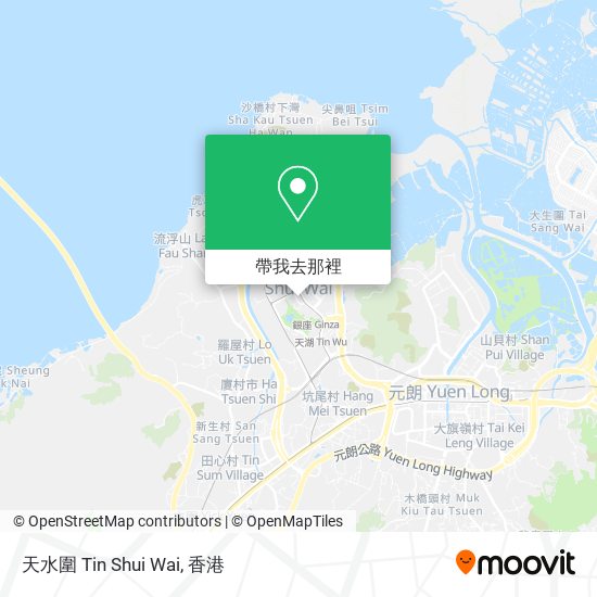 天水圍 Tin Shui Wai地圖